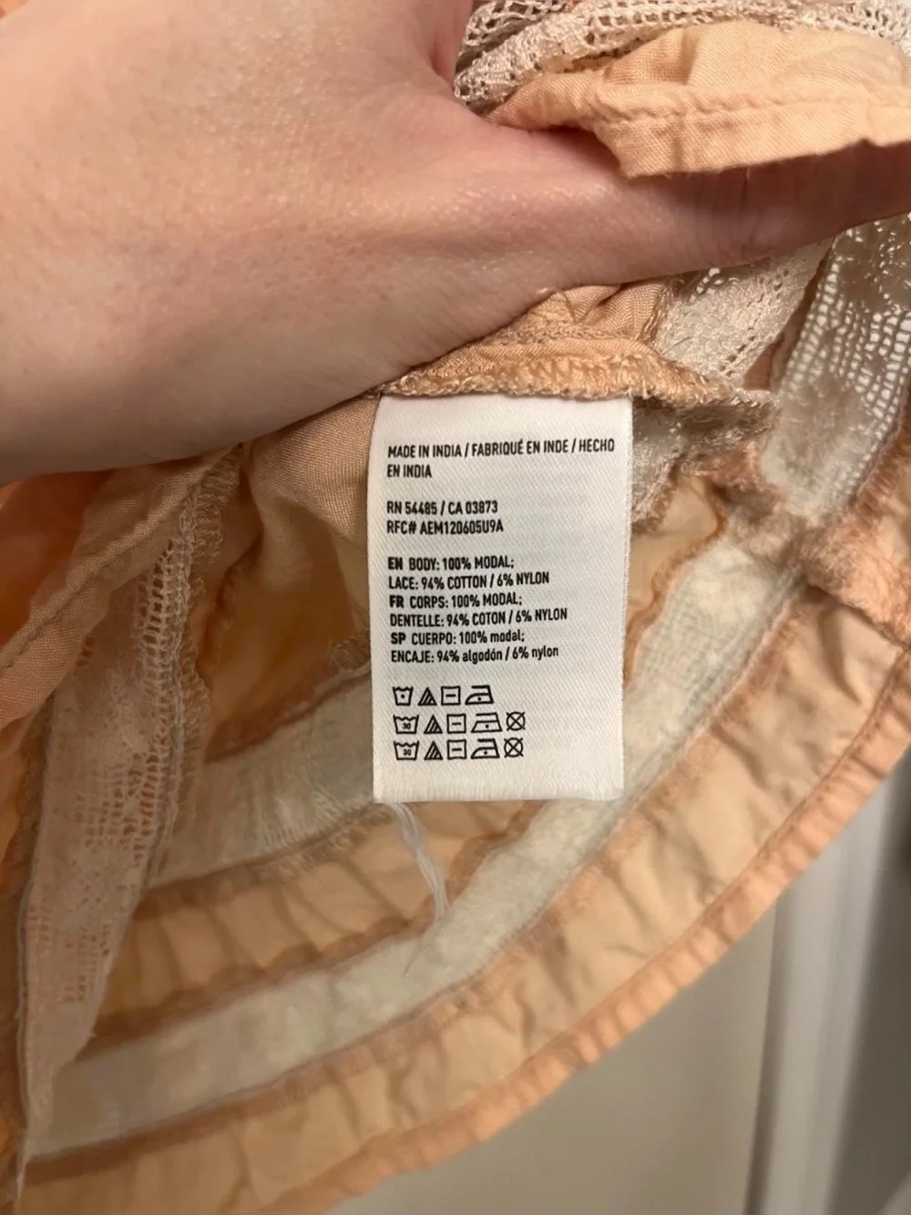 EUC/Like-New American Eagle Outfitters Shoulder-Tie Tiered Ruffle/Lace Tank Top - Picture 5 of 7
